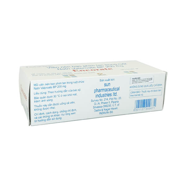 Encorate 200mg - Cắt cơn động kinh nhanh chóng