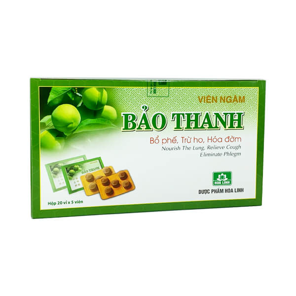 Viên ngậm Bảo Thanh hộp 100 viên