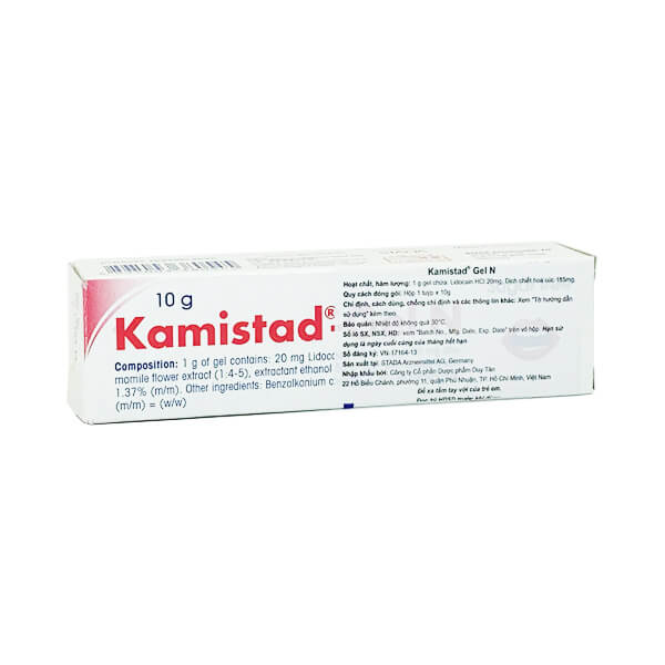 Kamistad Gel N 10g - Hết viêm lợi, ngừng đau răng