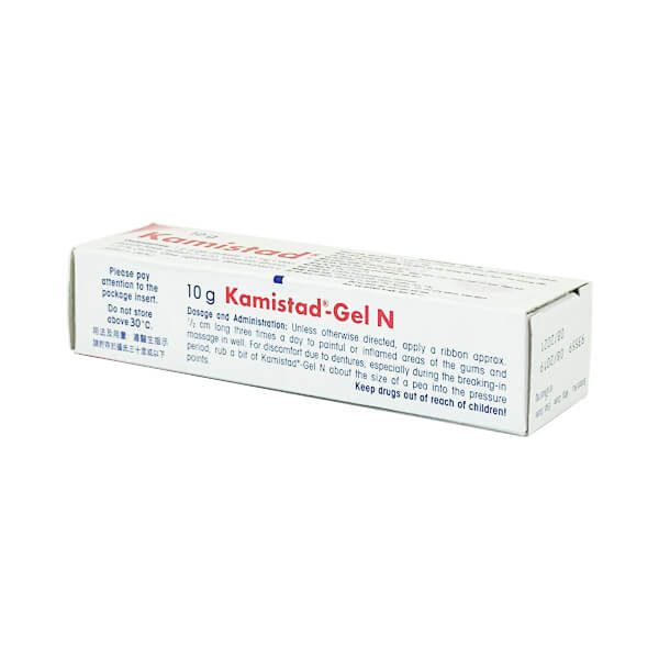 Kamistad Gel N 10g - Hết viêm lợi, ngừng đau răng
