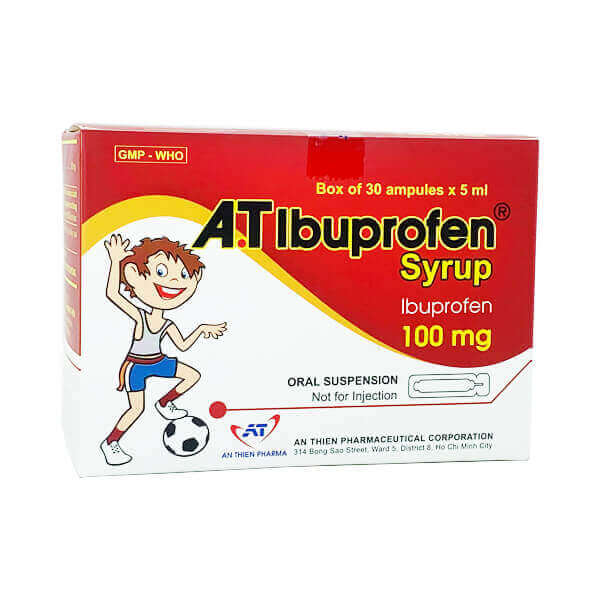 A.T Ibuprofen 100mg/5ml