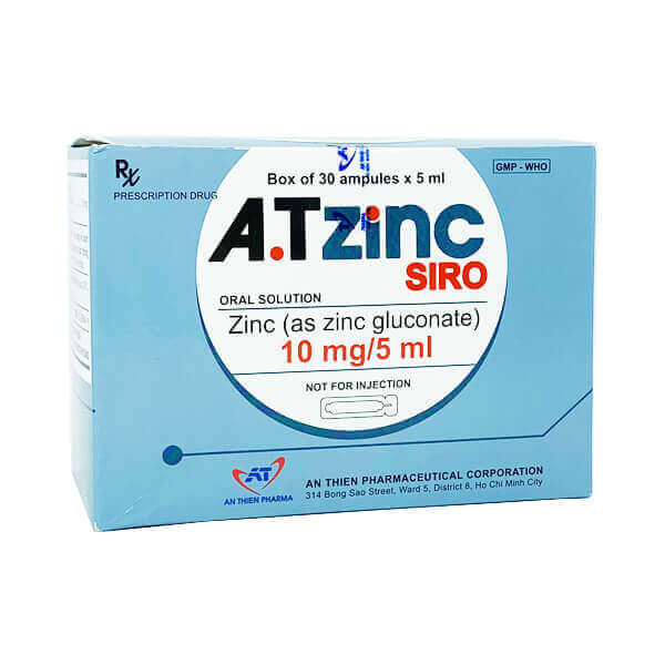 A.T Zinc siro - Bổ sung KẼM cho cơ thể