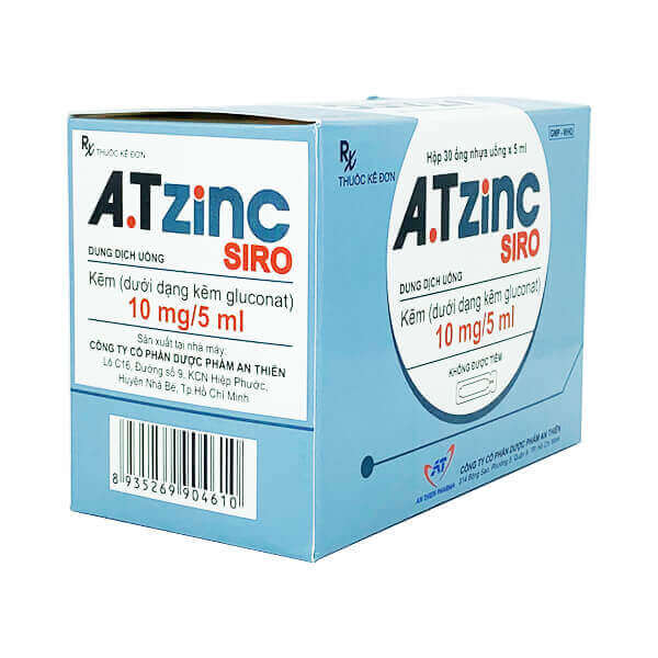 A.T Zinc siro - Bổ sung KẼM cho cơ thể