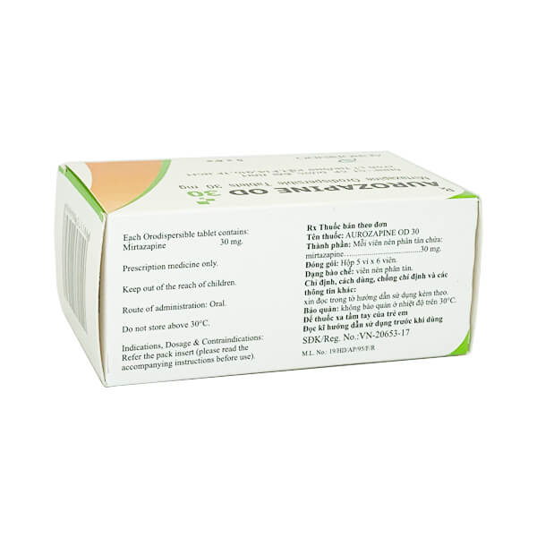 Aurozapine 30mg - Đặc trị trầm cảm