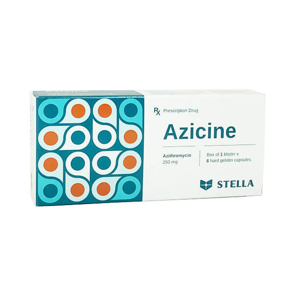 Azicine 250mg (viên) - Đánh bay vi khuẩn gây bệnh