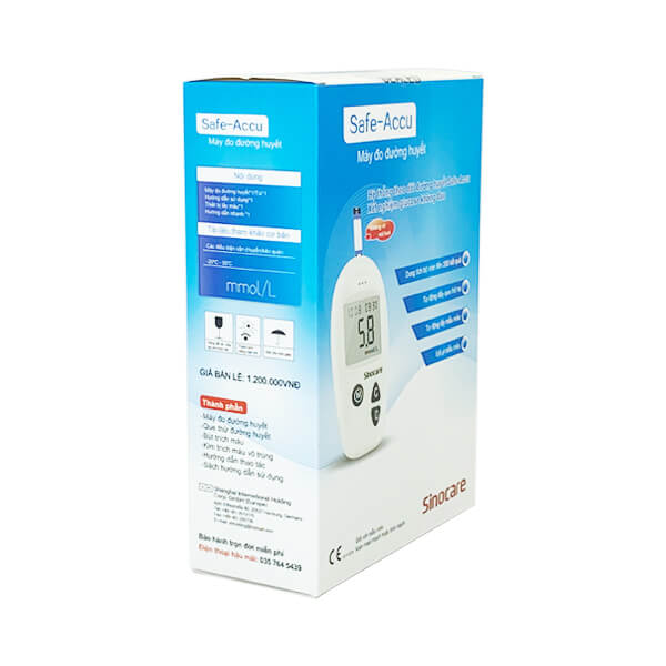 Máy đo đường huyết Safe-Accu