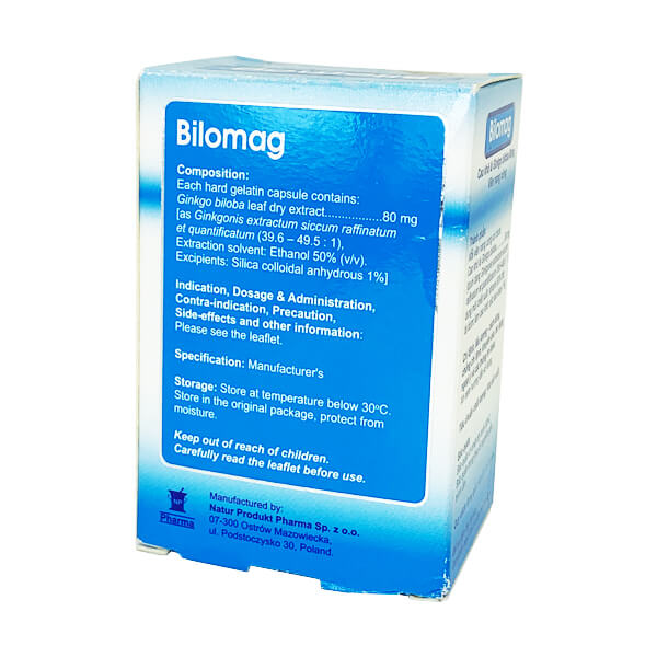 Bilomag 80mg - Điều trị rối loạn tuần hoàn máu não