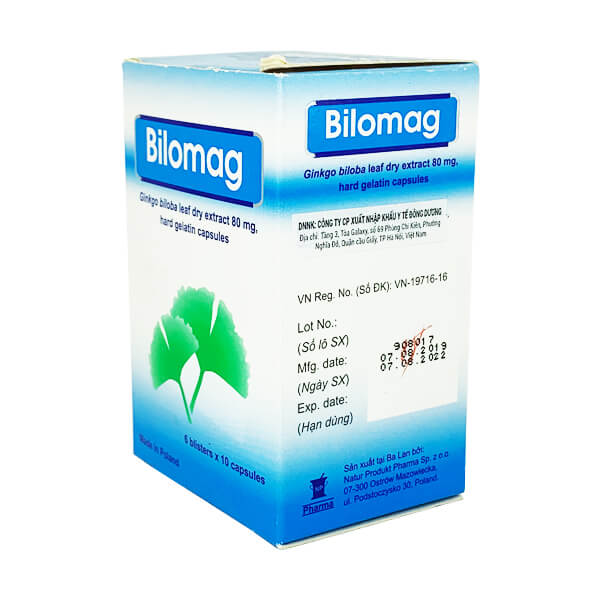 Bilomag 80mg - Điều trị rối loạn tuần hoàn máu não