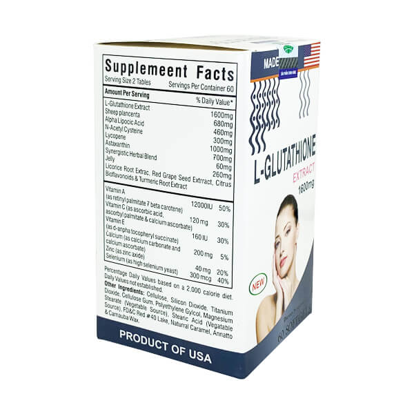 L-Glutathione extract 1600mg