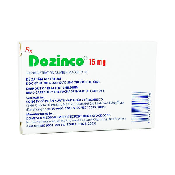 Dozinco 15mg
