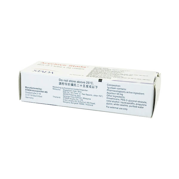 Acyclovir STADA cream 2g
