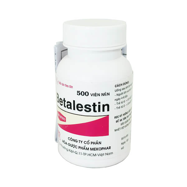 Betalestin (lọ 500 viên)