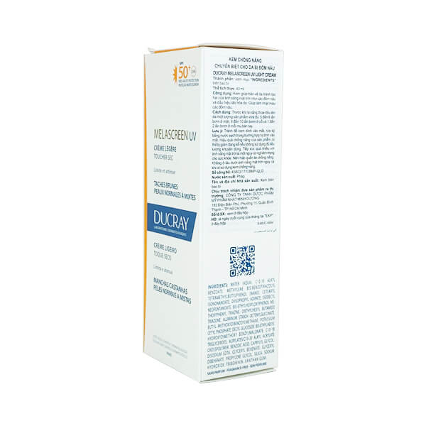 Ducray Melascreen Sun Cream SPF50 40ml