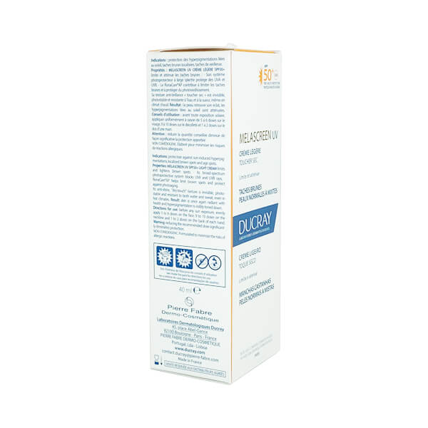 Ducray Melascreen Sun Cream SPF50 40ml