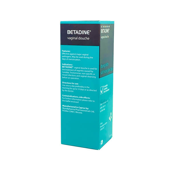 Betadine vaginal douche 10% 125ml