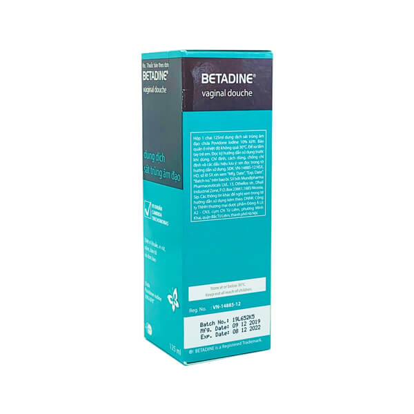 Betadine vaginal douche 10% 125ml