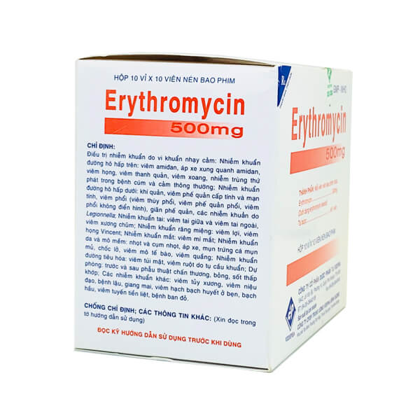 Erythromycin 500mg Vidipha