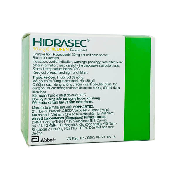 Hidrasec 30mg Children