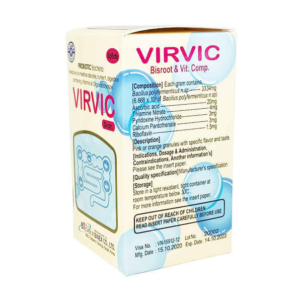 Virvic Gran - Ổn định đường ruột