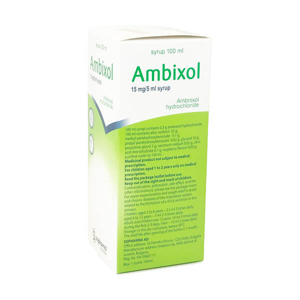 Ambixol 15mg/5ml syrup