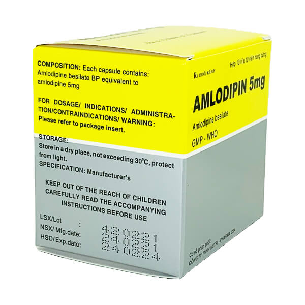 Amlodipin 5mg Vidipha