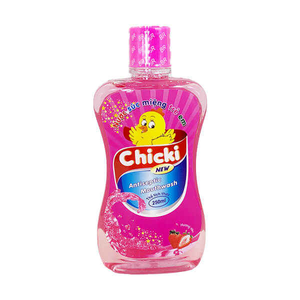 Nước súc miệng trẻ em Chicki new 250ml