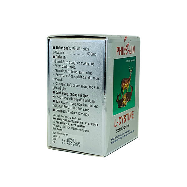 L-Cystine Phils-Lin 500mg