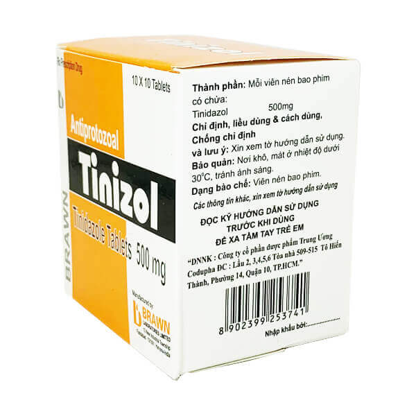 Tinizol 500mg Brawn