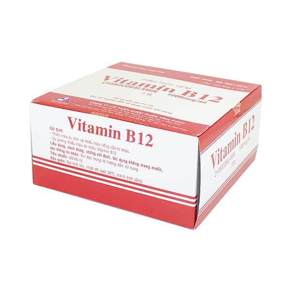 Vitamin B12 1000mcg/ml Vinphaco