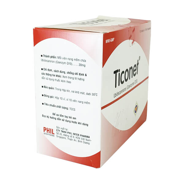 Ticonet 30mg - Điều trị suy tim sung huyết