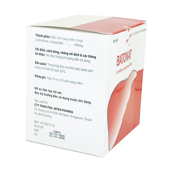 Batonat 400mg - CẢI THIỆN chức năng gan nhanh chóng