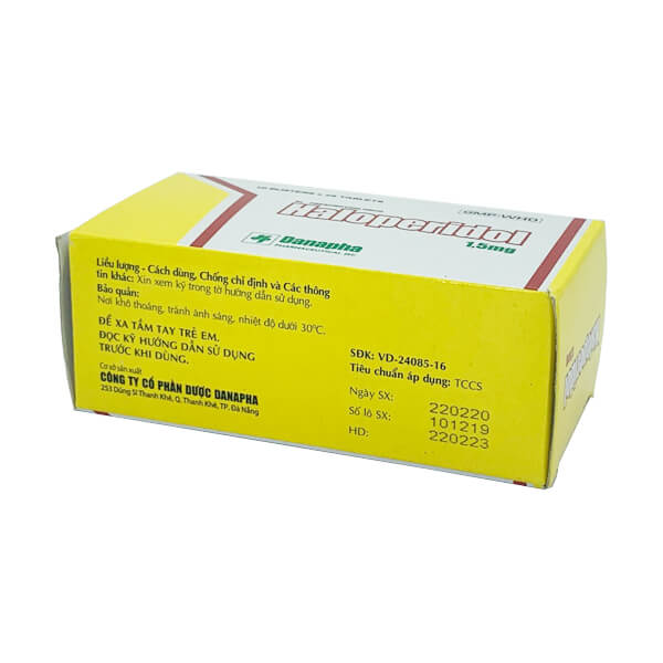 Haloperidol 1,5mg - Chống loạn thần