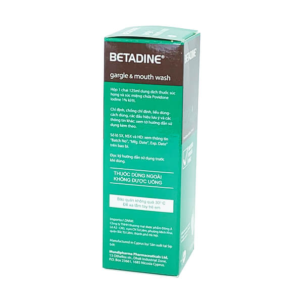 Betadine Gargle & Mouthwash 1%