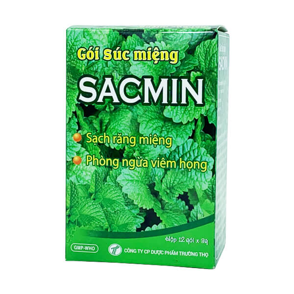 Gói súc miệng Sacmin