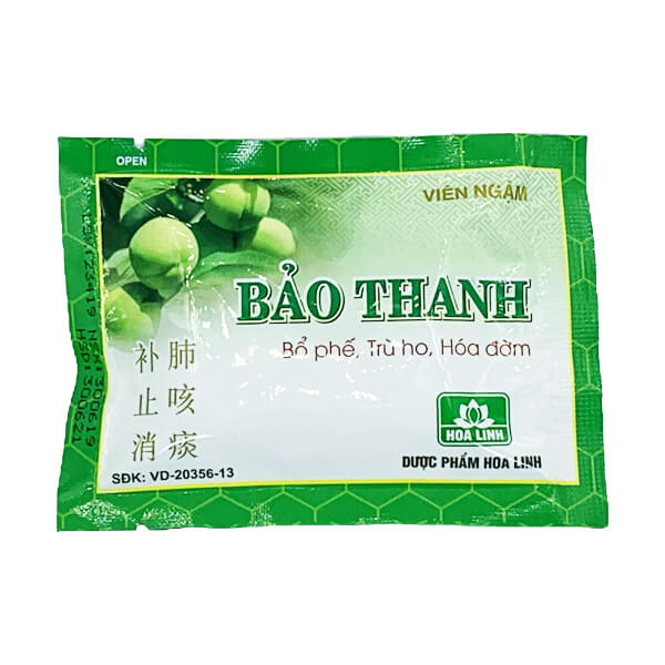 Viên ngậm Bảo Thanh hộp 20 viên