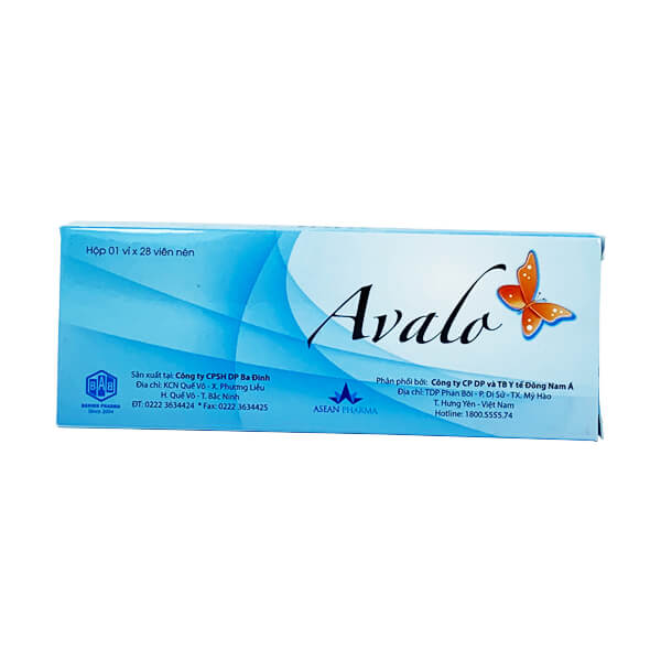 Avalo 0,03mg - Thuốc tránh thai hàng ngày