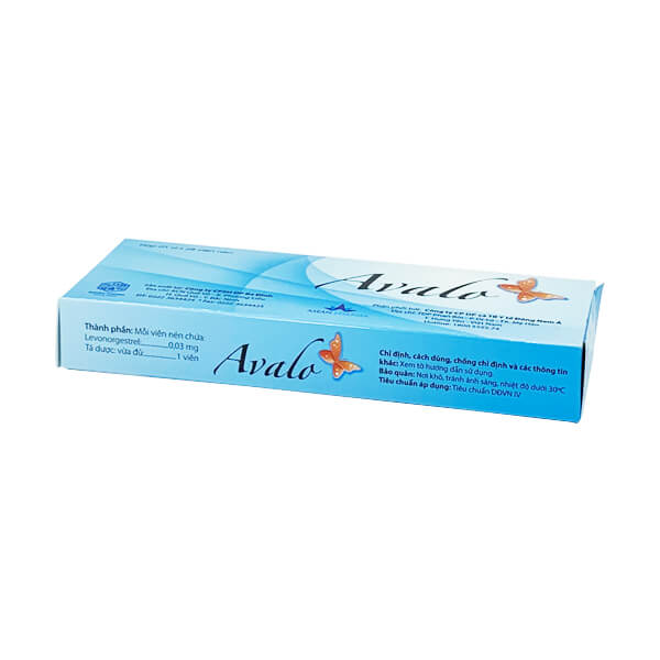 Avalo 0,03mg - Thuốc tránh thai hàng ngày