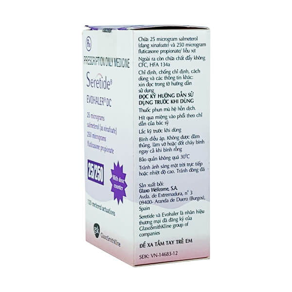 Seretide Evohaler 25/250
