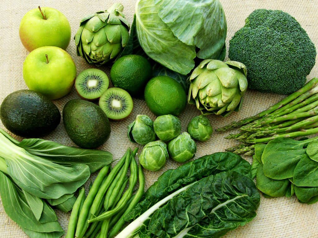 rau xanh cho người viêm họng