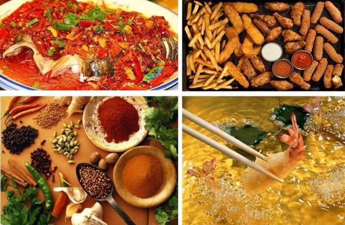 viêm họng hạn chế ăn đồ nhiều dầu mỡ