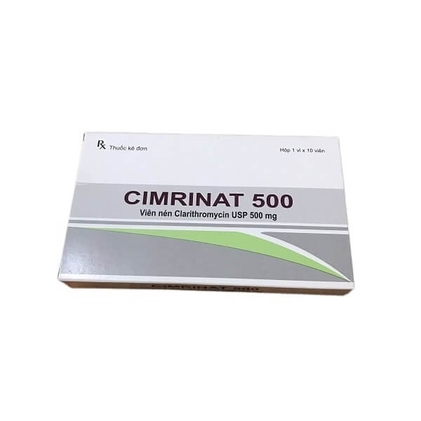 Thuốc Cimrinat 500 - Kháng sinh SỐ 1 trị bệnh nhiễm khuẩn