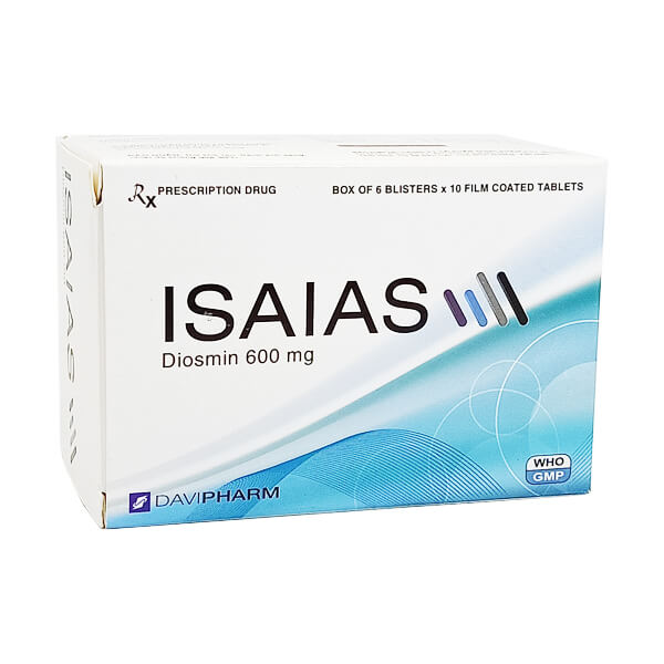 Isaias 600mg - Xua tan cơn đau do trĩ