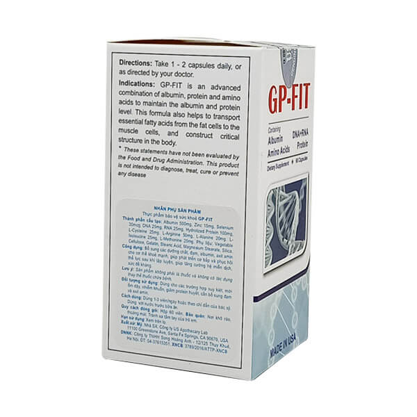 GP-Fit - Bổ sung dưỡng chất, bồi bổ cơ thể