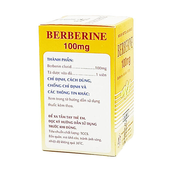 Berberin 100mg Mekophar