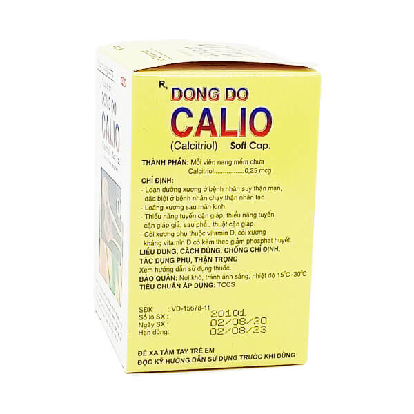 Dong Do Calio - Điều trị loãng xương