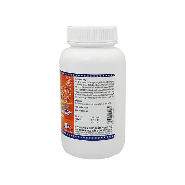 Paracetamol 500mg Usarich