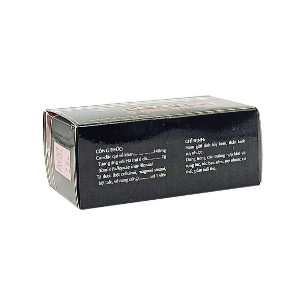 Viên hà thủ ô Extracap - Không còn lỗi no tóc bạc, tóc thưa