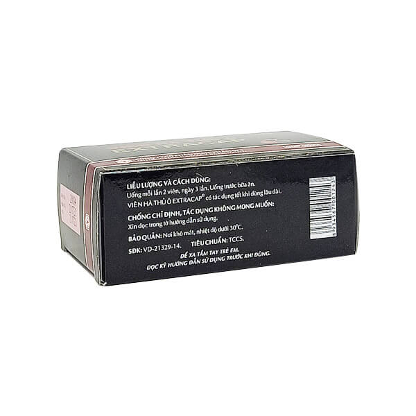 Viên hà thủ ô Extracap - Không còn lỗi no tóc bạc, tóc thưa