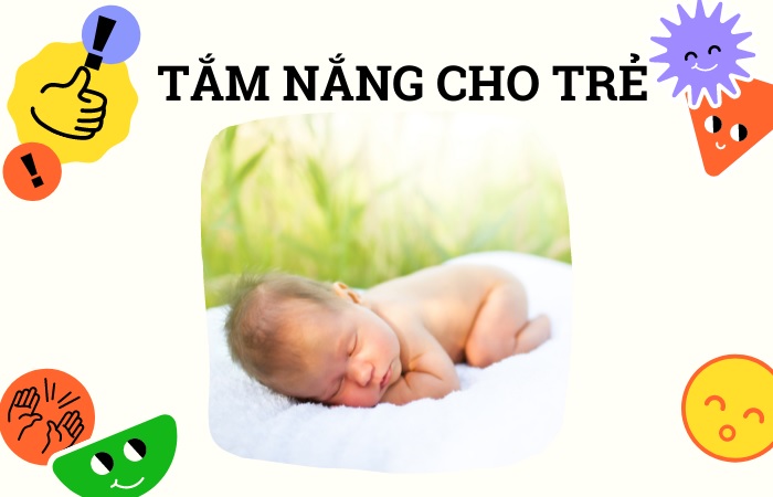 Tắm nắng có điều trị được vàng da sơ sinh hay không?