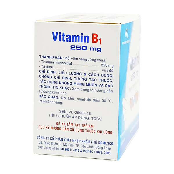 Vitamin B1 250mg Domesco